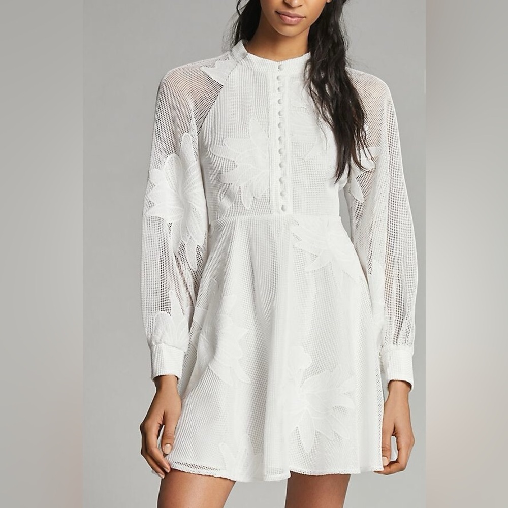 Anthropologie Mare Mare Sabine Embroidered Mini Dress - Picture 16 of 16